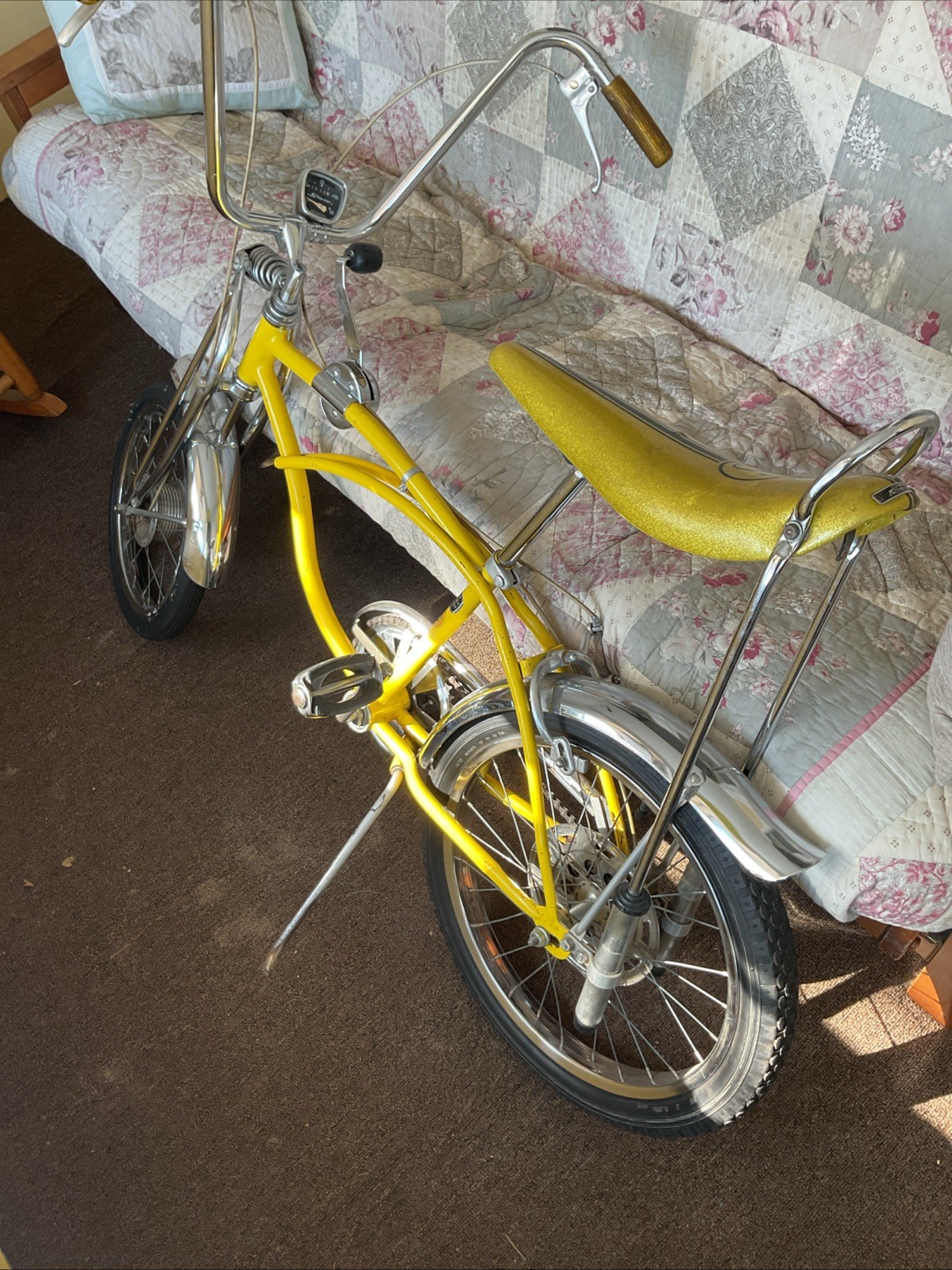 Vintage Aug 1969 Schwinn Stingray Krate Lemon Peeler Muscle bike 5 Speed