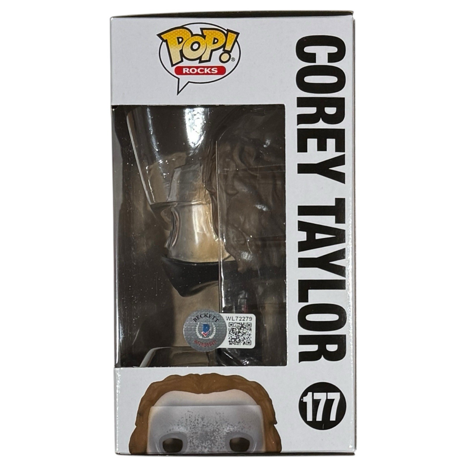 Corey Taylor Slipknot Signed Autograph Funko Pop Rocks #177 Proof Beckett COA