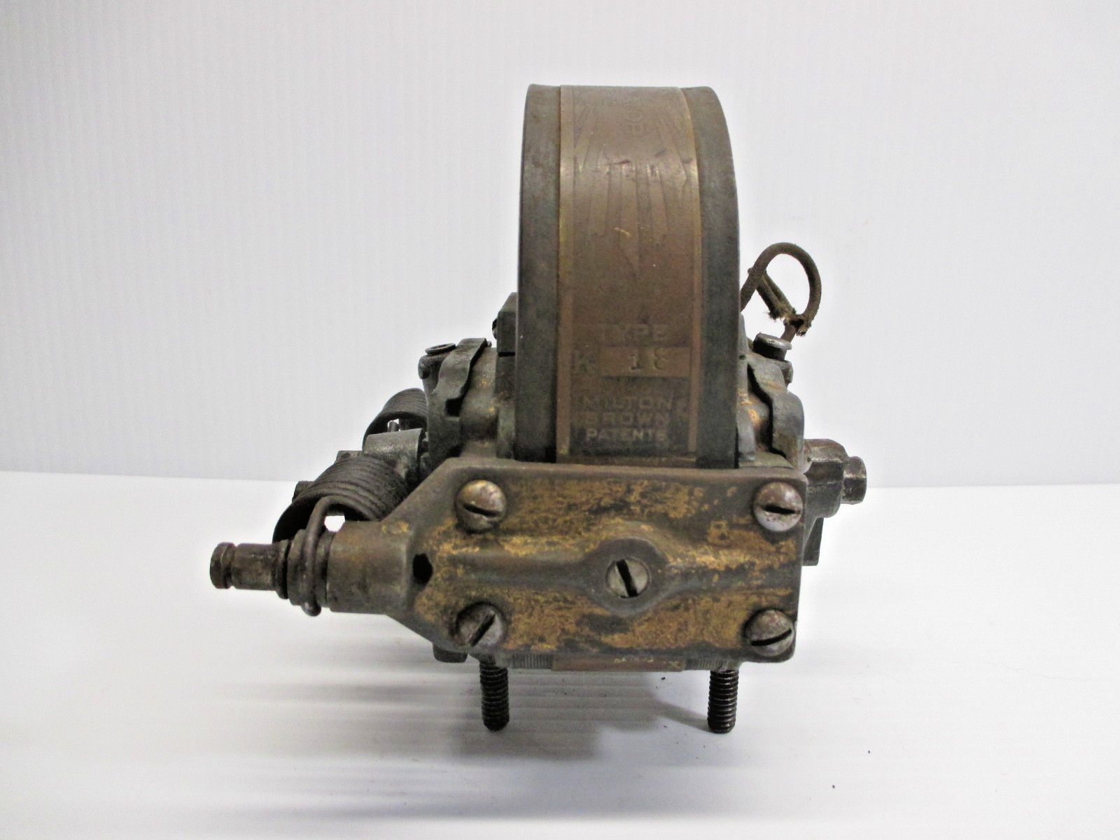 HOT WEBSTER K LOW TENSION MAGNETO POT METAL 2 BAR HIT MISS GAS ENGINE SN 530797