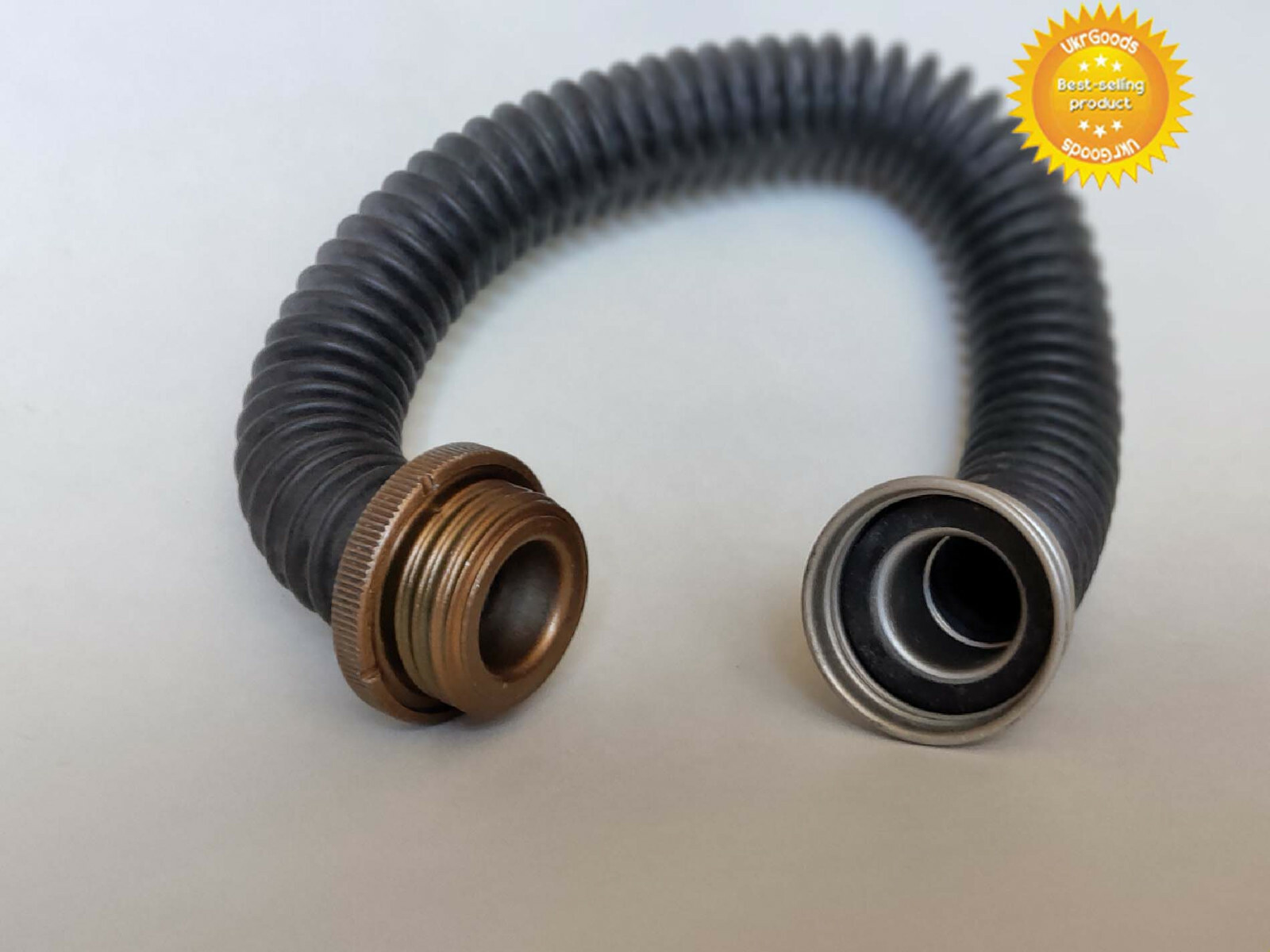Black Hose Tube Pipe Soviet Russian Military Gas mask GP-5 Rubber 40mm Original