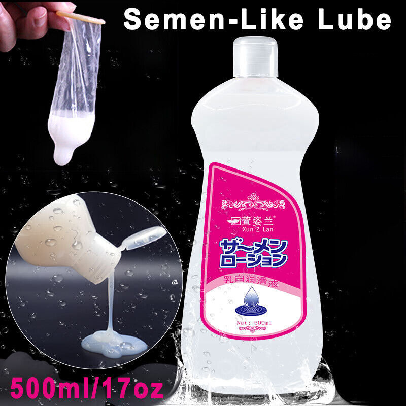 17.6 OZ Lubricant Realistic Sperm Long Lasting Water Based Sex Lube Adult Couple
