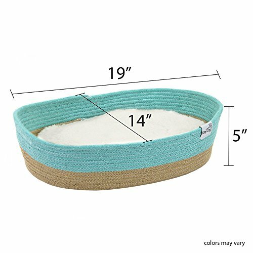 Kitty City Cotton Rope Woven Cat Bed, Cat House- Colors may Assorted Colors