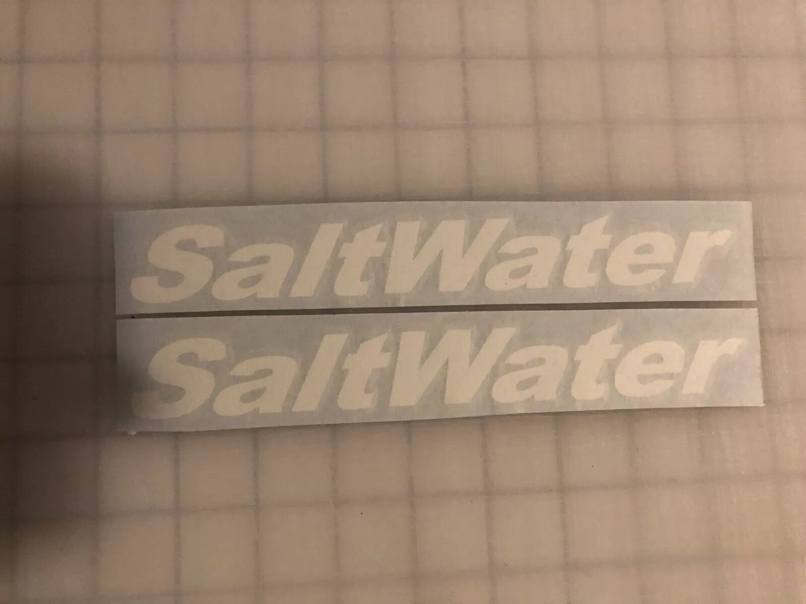 Saltwater Decals for Mercury Boat Motor Cowling FREE SHIPPING