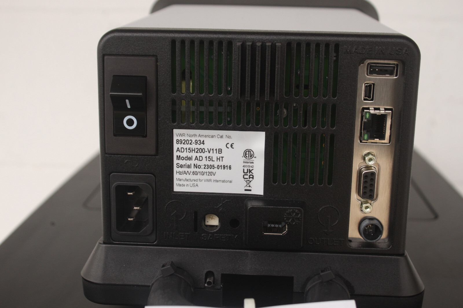 NEW VWR 89202-934 AD15H200-V11B AD 15L HT Heated Circulating Water Bath