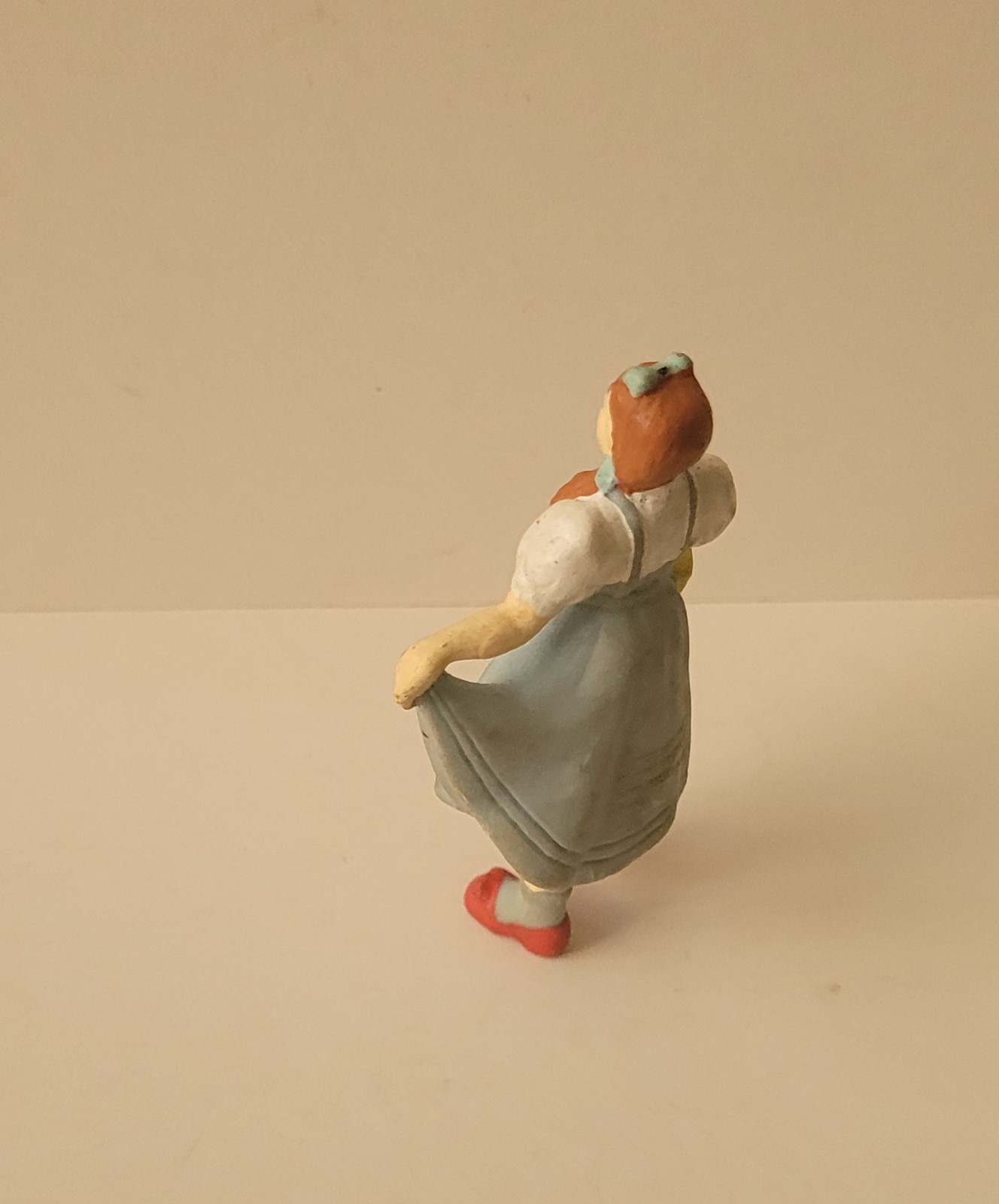 WIZARD of OZ Judy Garland 2.5" DOROTHY & TOTO Rubber Figure APPLAUSE Turner 1989