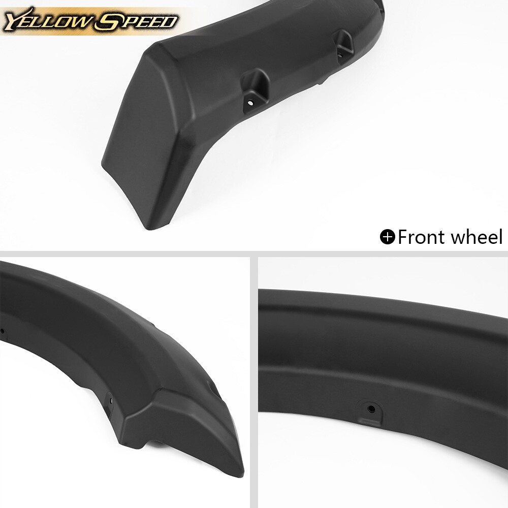 Fit For 2009-2014 Ford F150 Styleside Pocket Rivet Bolt-on Style Fender Flares