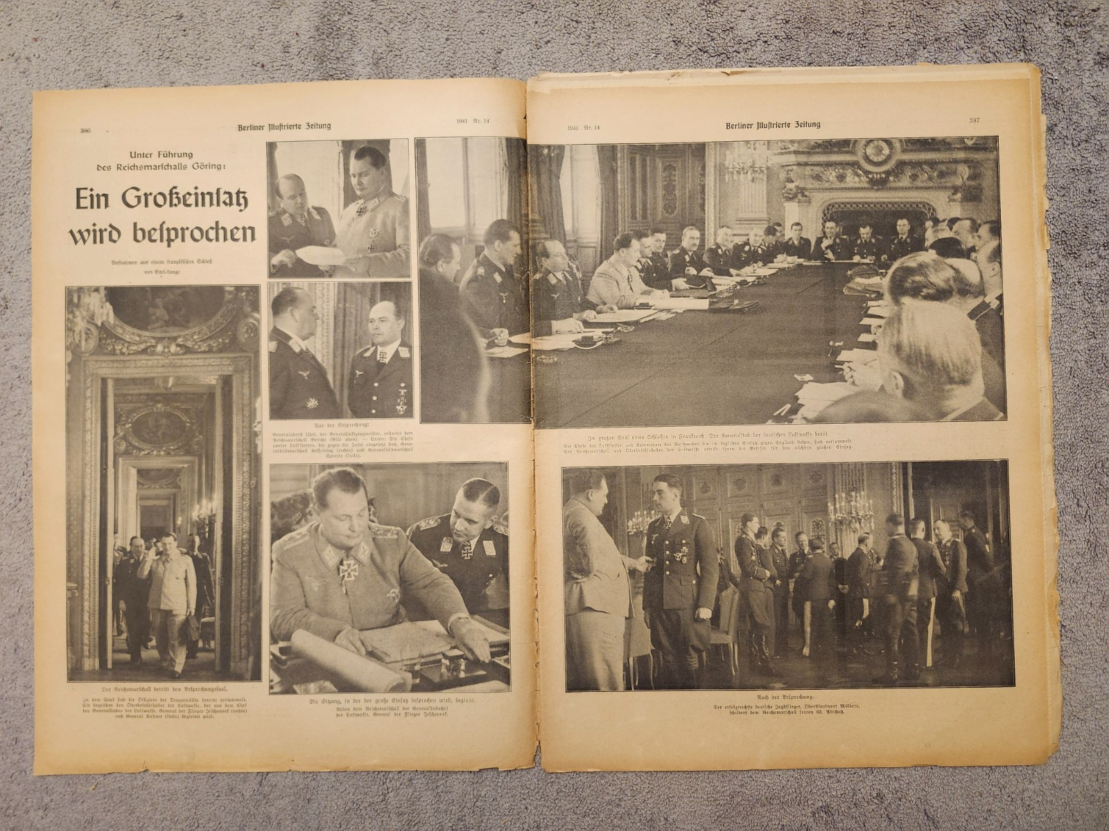 WW2 Germany. Berliner Illustrierte Zeitung" # 14, April 3, 1941