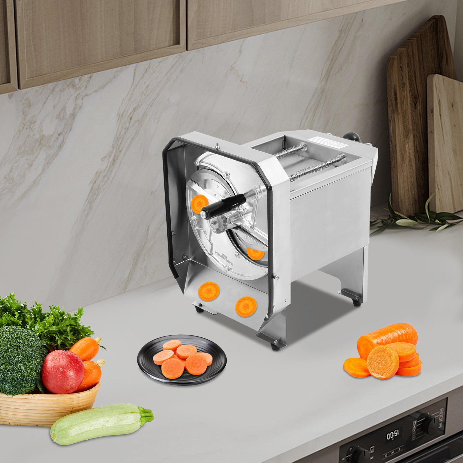 Electric Banana Slicing Machine Fruit Vegetables Slicer Cucumber Cutting Machine