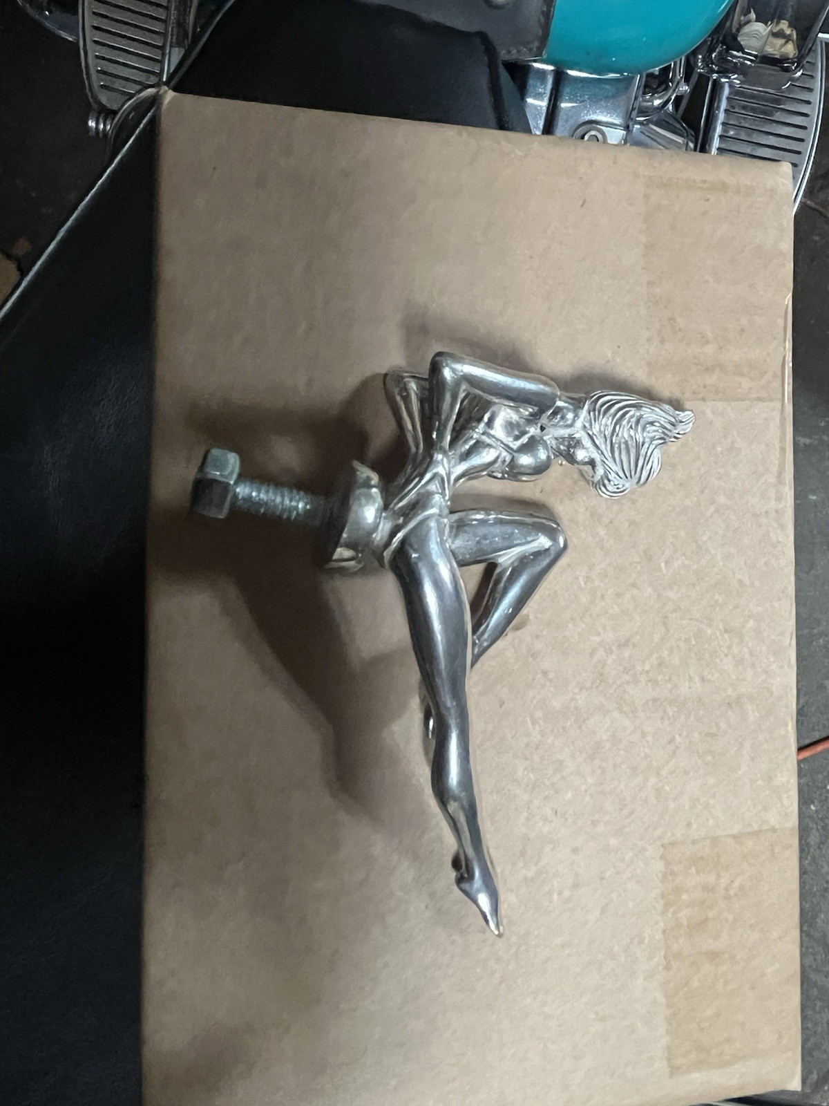 rare sexy Girl Stripper Great For ratrod car hood ornament ￼ motorcycle fender