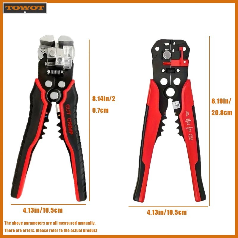 Self-Adjusting Insulation Wire Stripper cutter crimper Terminal Tool Pliers
