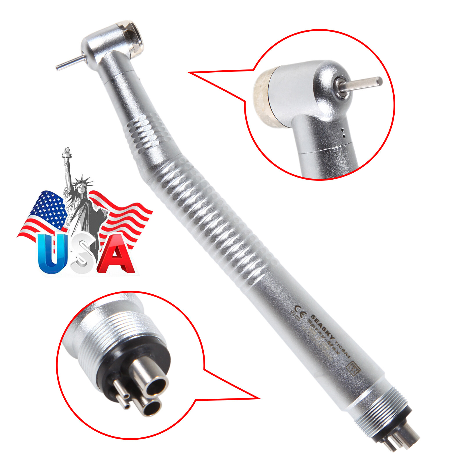 10* NSK PANA MAX Style Dental High Speed Handpiece Push Button 4Hole Air Turbine