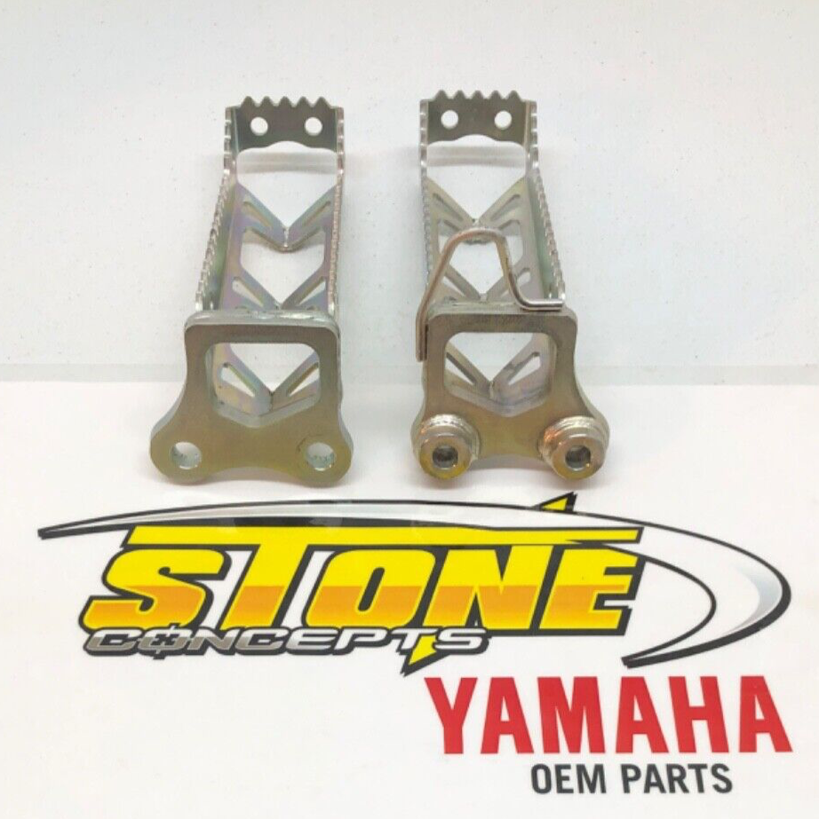 New Yamaha YFZ450R YFZ450X Foot Pegs 2009-2024 OEM 09-24 YFZ 450R Left & Right