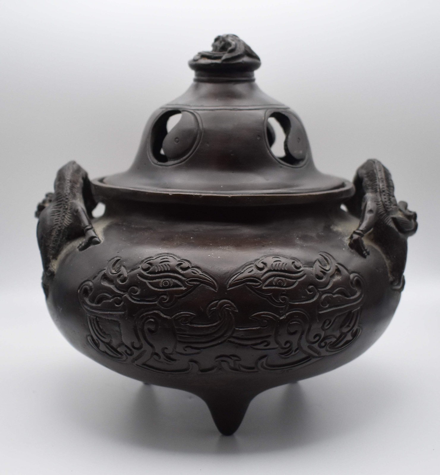 Chinese 20th Century Xuande Mark Bronze Censer