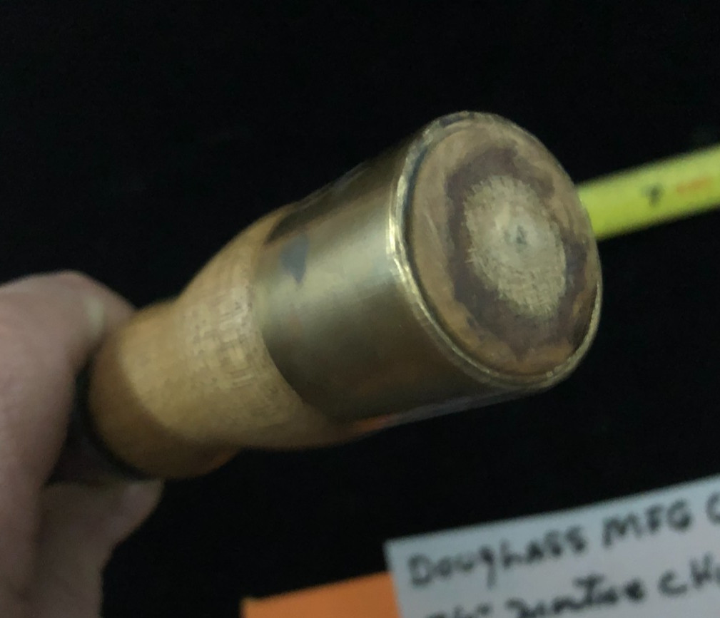 Vintage Douglass Mfg Co 3/8" Socket Mortice Wood Chisel Lam. Steel