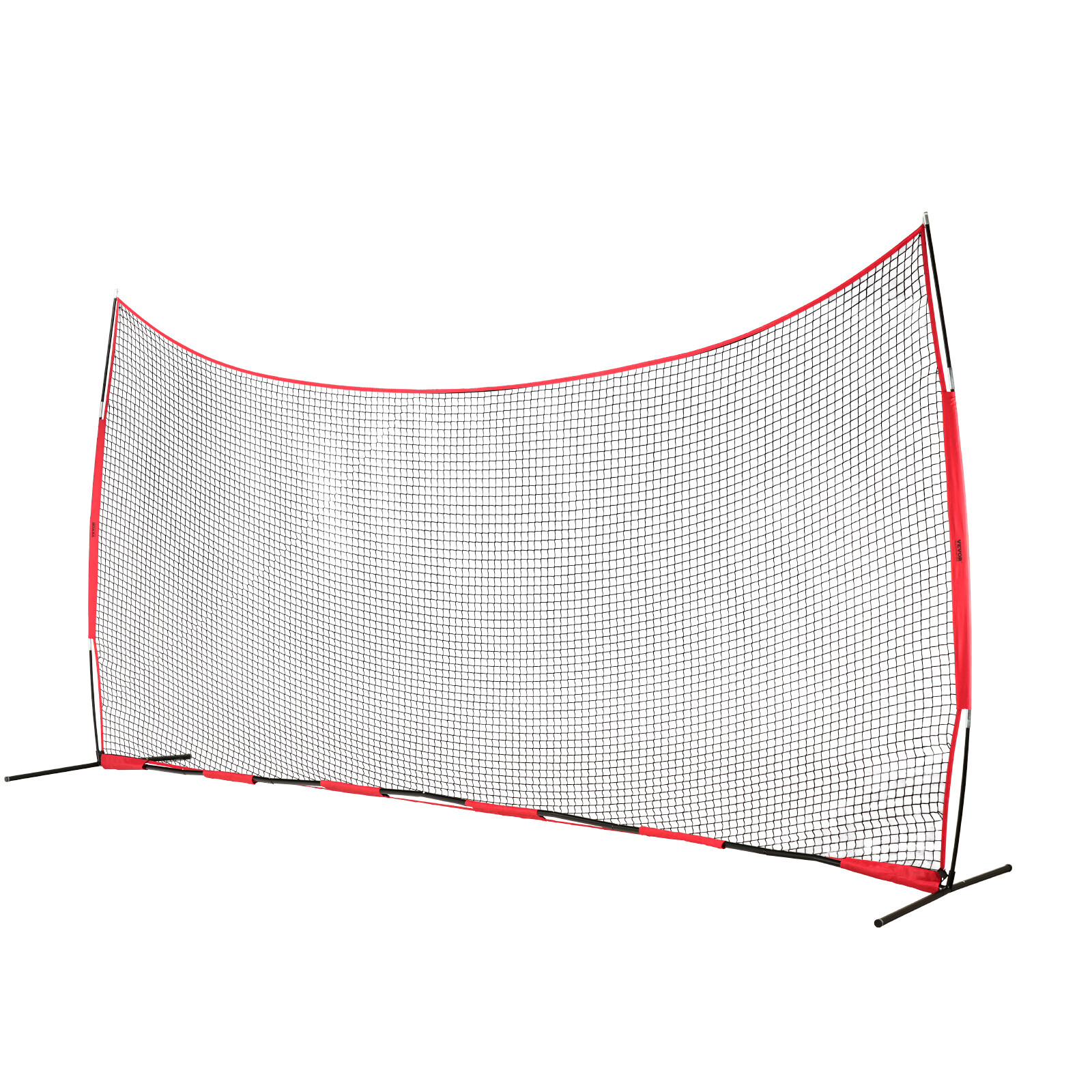 VEVOR Barricade Backstop Net Ball Sports Barrier Softball Practice Net 20x10ft