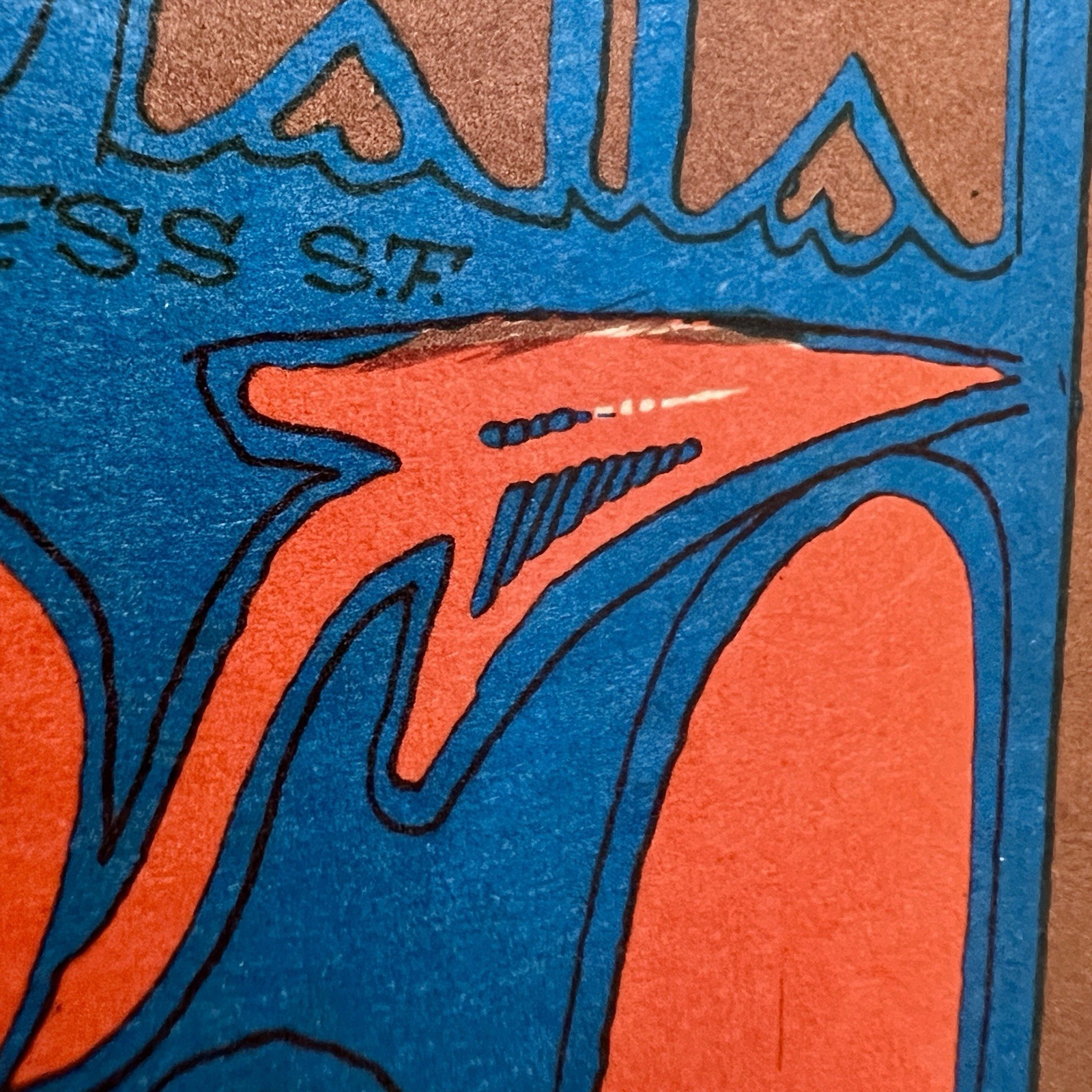 Original JANIS JOPLIN Big Brother & The Holding Co 1st PRINT Concert Poster 1967