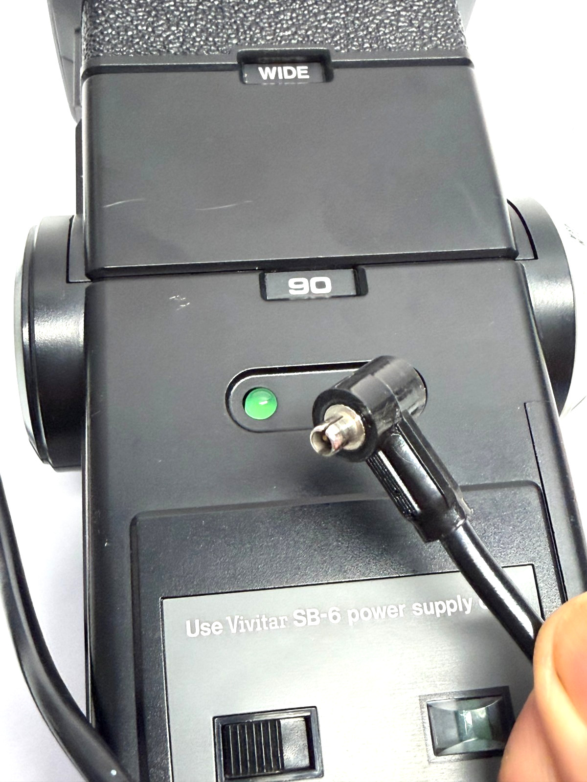 Vintage Vivitar Zoom Thyristor 285 Vari Power Shoe Mount Flash Black