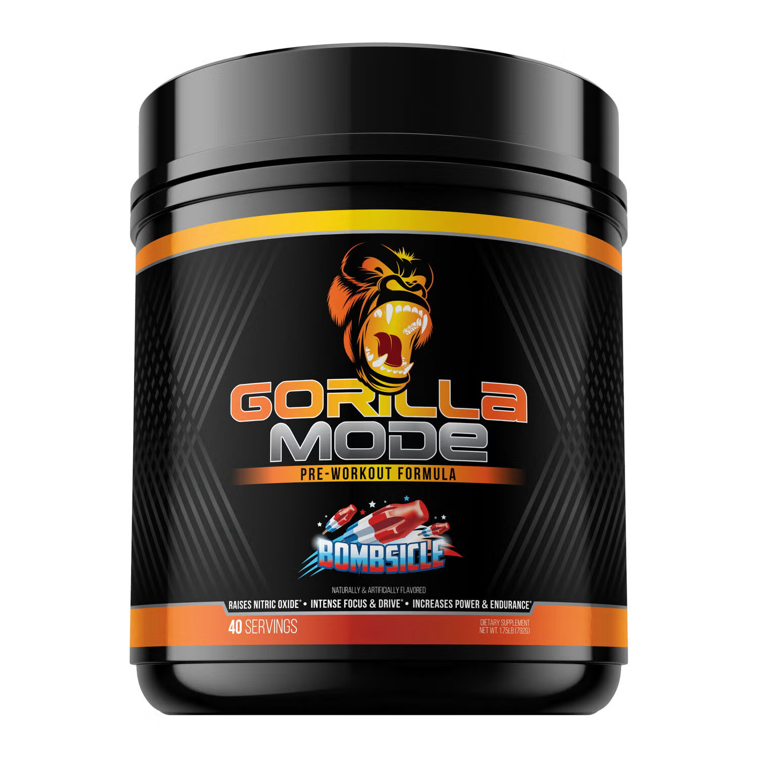 Gorilla Mode Pre-Workout - Bombsicle (40 Servings) (New and Sealed)