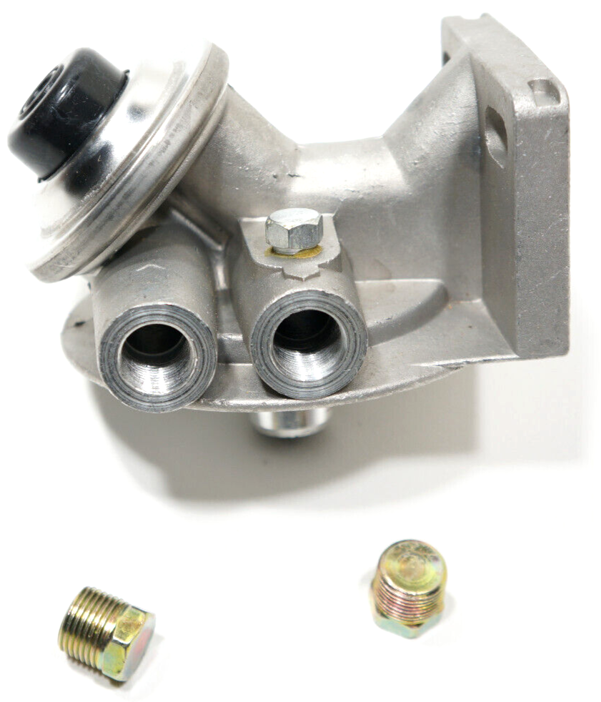 Diesel Fuel Filter Base Mount Priming Primer Pump 3/8" NPT Threaded 1-14 Spin On