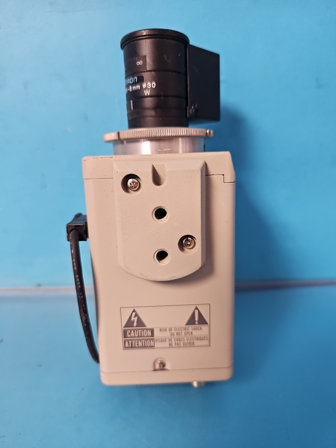 Panasonic Color CCTV Camera Model WVCP-234 Digital Tamron Lens 24v Used Works