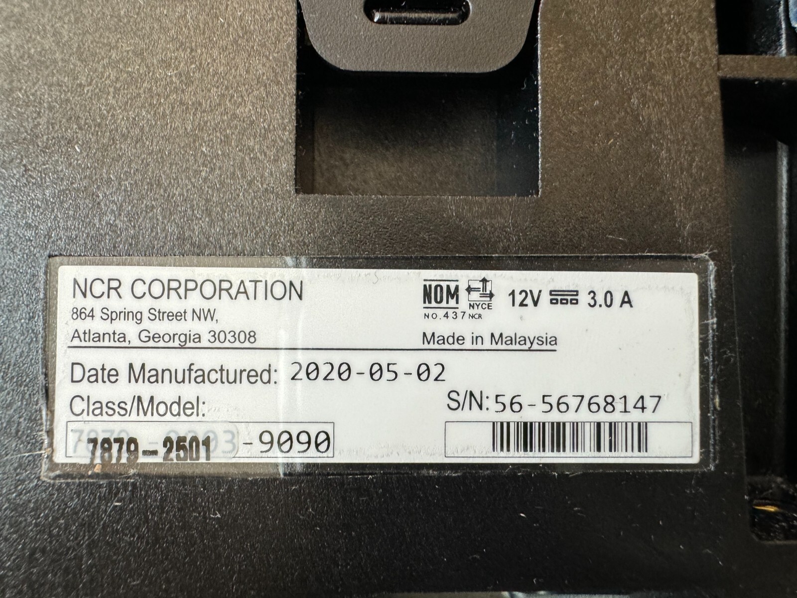 NCR 7879-2501-9090 RealScan 7878 - All-Imaging Bi-Optic Image Scanner/Scale NICE