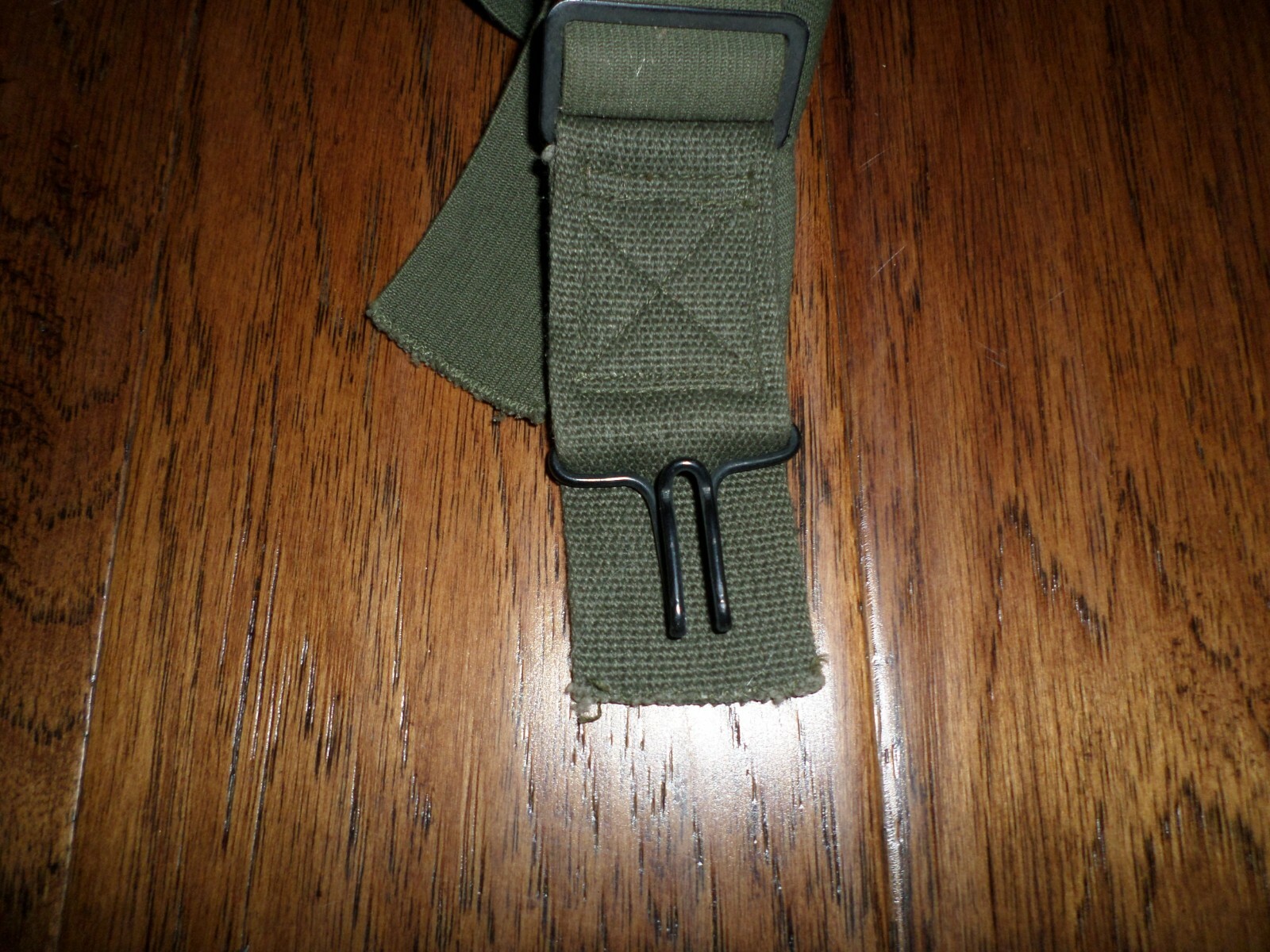 VINTAGE MILITARY ISSUE M-1950 TROUSER PANT SUSPENDERS ELASTIC OD GREEN USA MADE