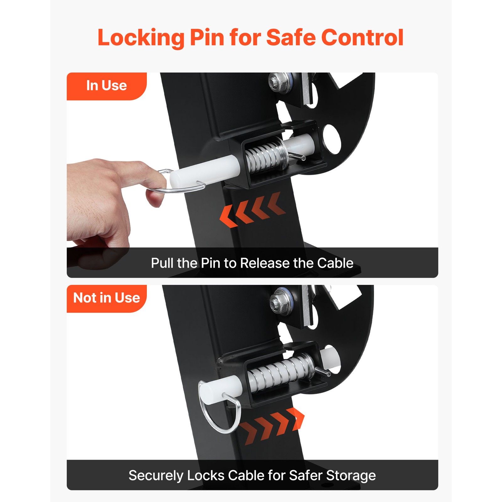 Uimoso 2PCS Heavy-Duty Welding Cable Reels for 150FT 1/0 & 125FT 2/0 Cables