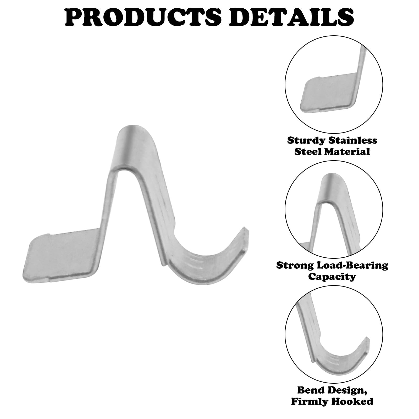 20Pcs Cabinet Shelf Clips, Heavy Duty Metal Shelf Clips Removable Shelving Ho...