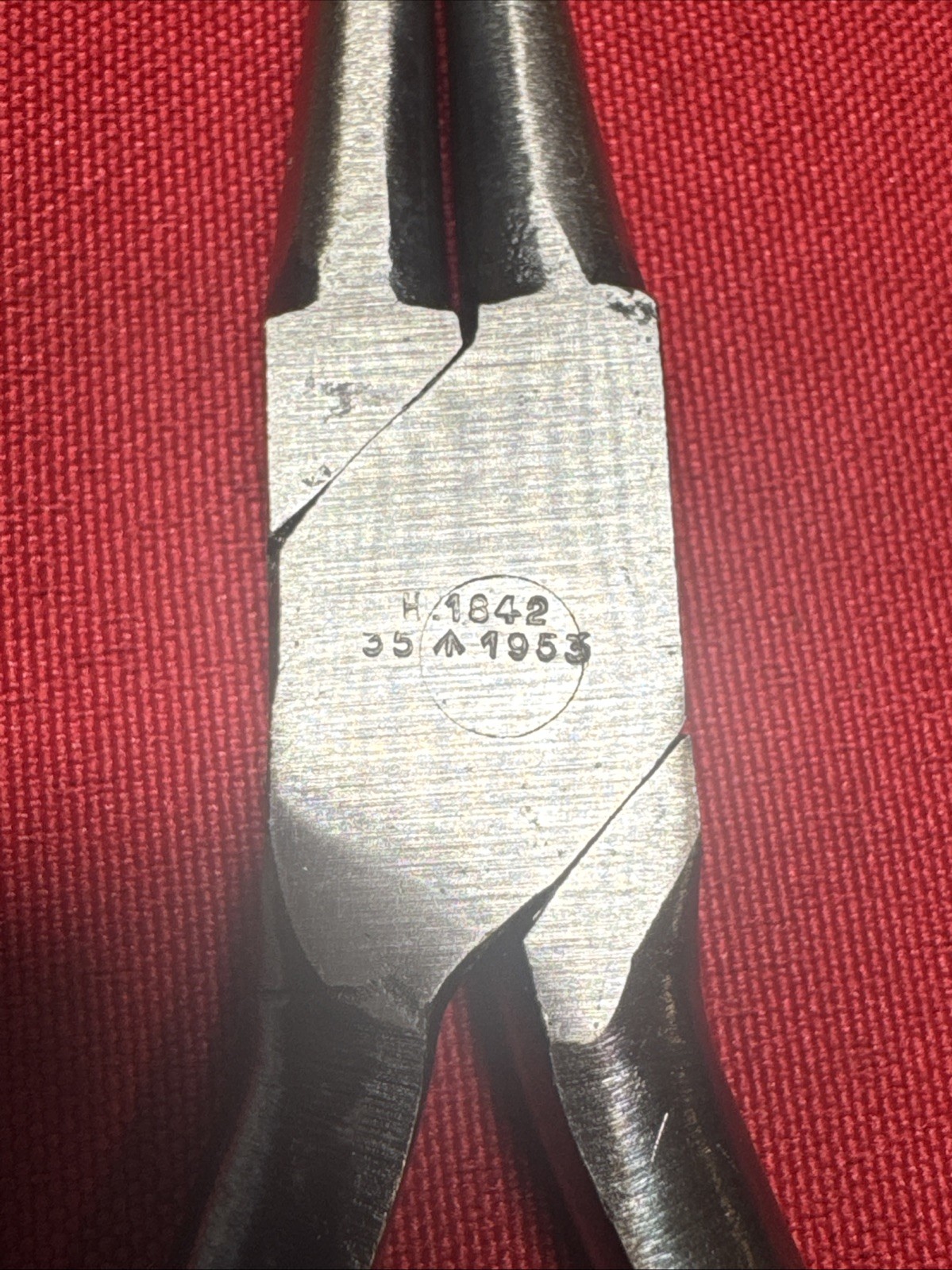 British Military H1842 Dated 1953 Round Nose 6 Inch Pliers D516