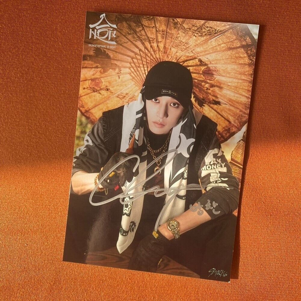 2024 STRAY KIDS 合 HOP WALKING ON WATER AUTOGRAPHED SIGNED PHOTO 4*6 A