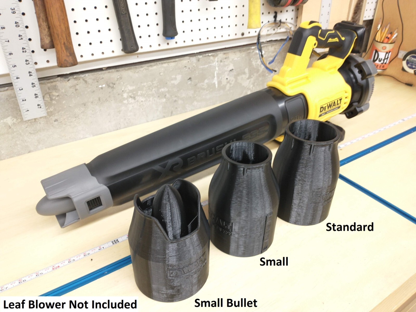 Short, Stubby Nozzle for DeWalt 20V DCBL722 Leaf Blower, Made in USA
