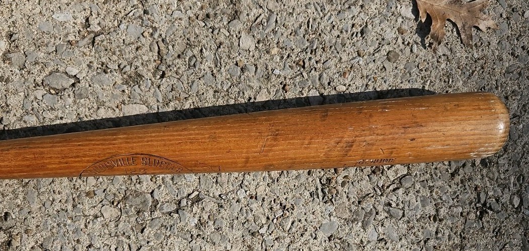 Vintage Game Used Cleveland INDIANS Star WOODIE HELD baseball Bat BALTIMORE '66