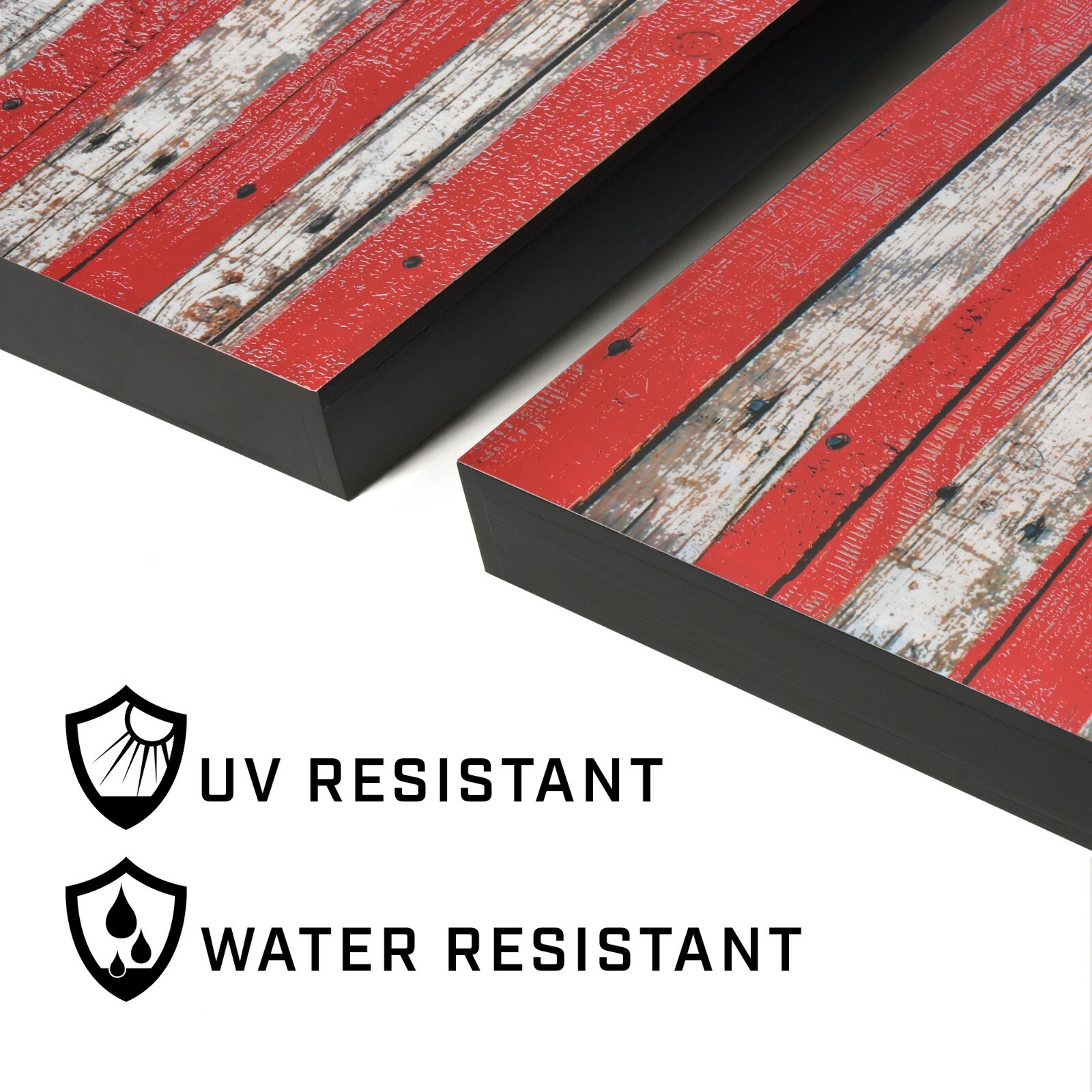 GoSports 4'x2' American Flag Cornhole Lawn Game Set Includes 8 Bags, Carry Case