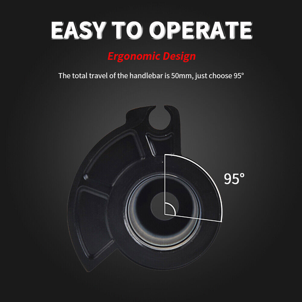 NIBBI 7/8" Twist Throttle Accelerator Handlebar Grip Mini Dirt Pit Bike ATV Quad