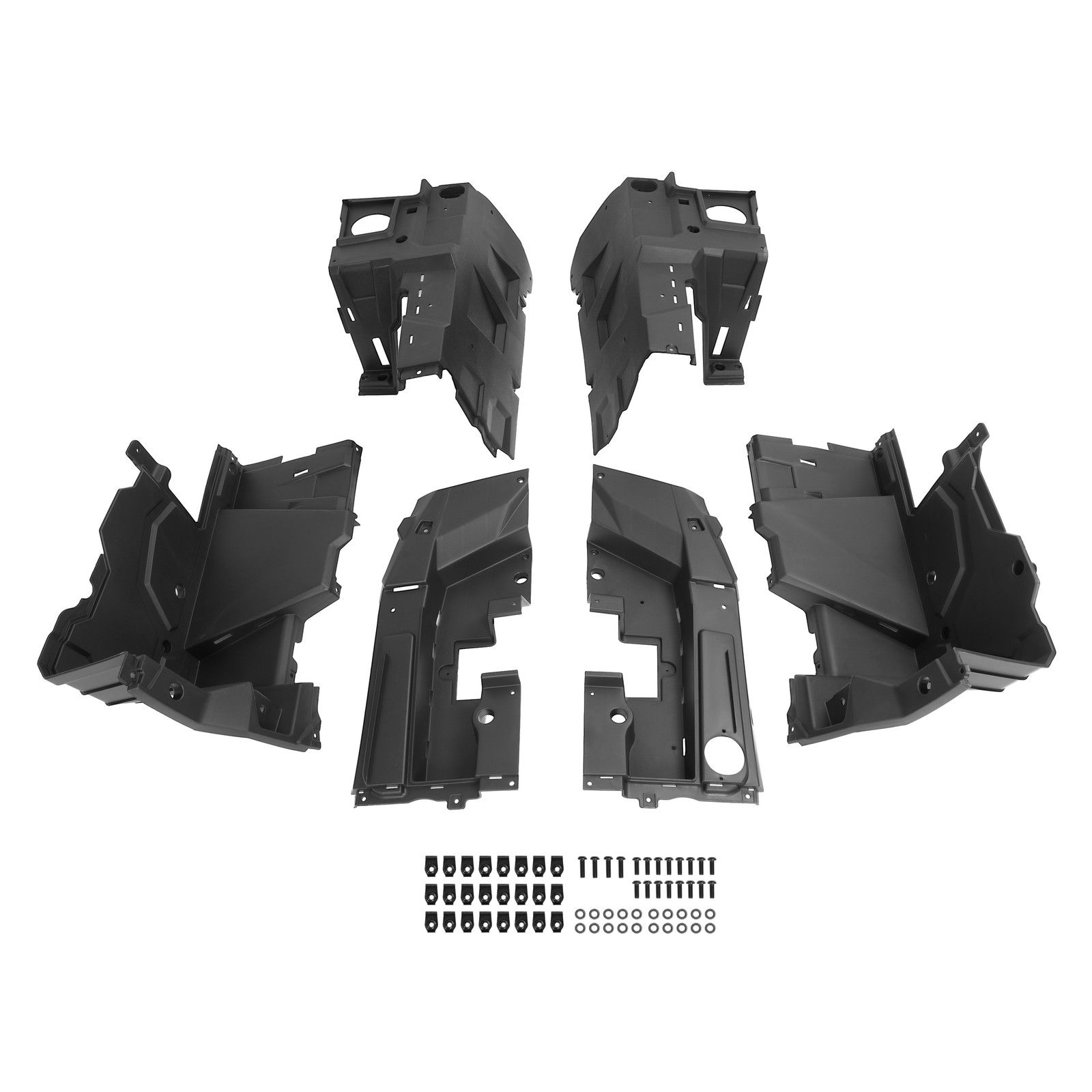 For Polaris RZR XP 1000 2014-2023 Left & Right Textured Rear Bed Box Section