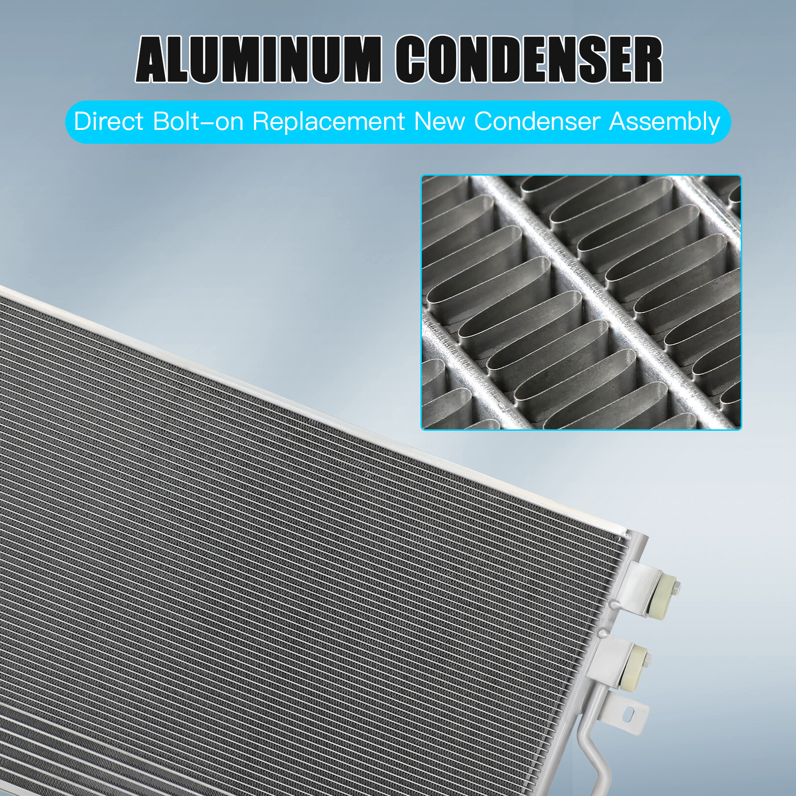 AC Air Condenser for Ford Flex Taurus Taurus X Lincoln MKS MKT Mercury Sable