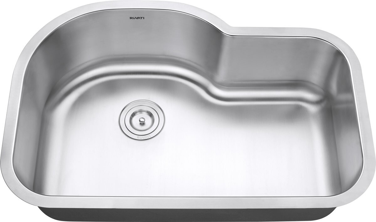 Ruvati 32-inch Undermount 16 Gauge Single Bowl Kitchen Sink- RVM4700