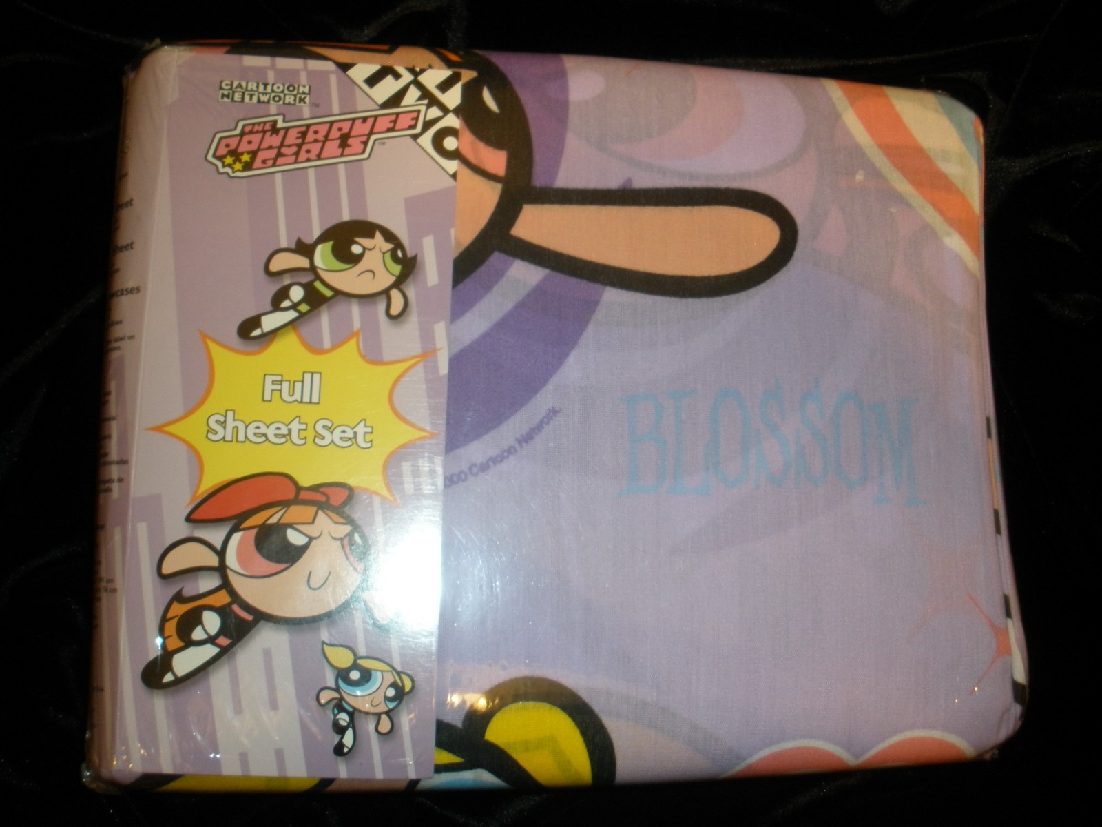 Power Puff Girls DOUBLE / FULL SET Sheet 4 Pc Dan River Vintage Y2K 2000 NEW