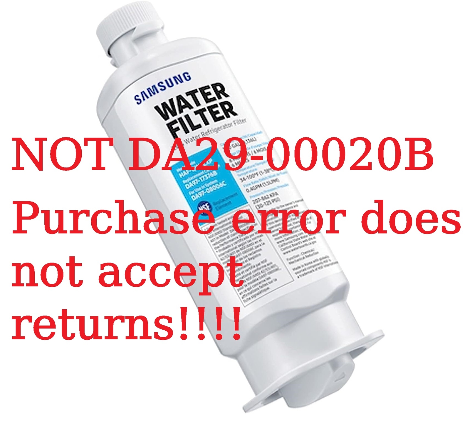 4 PACK Genuine Samsung DA97-17376B HAF-QIN/EXP REFRIGERATOR Water Filter US