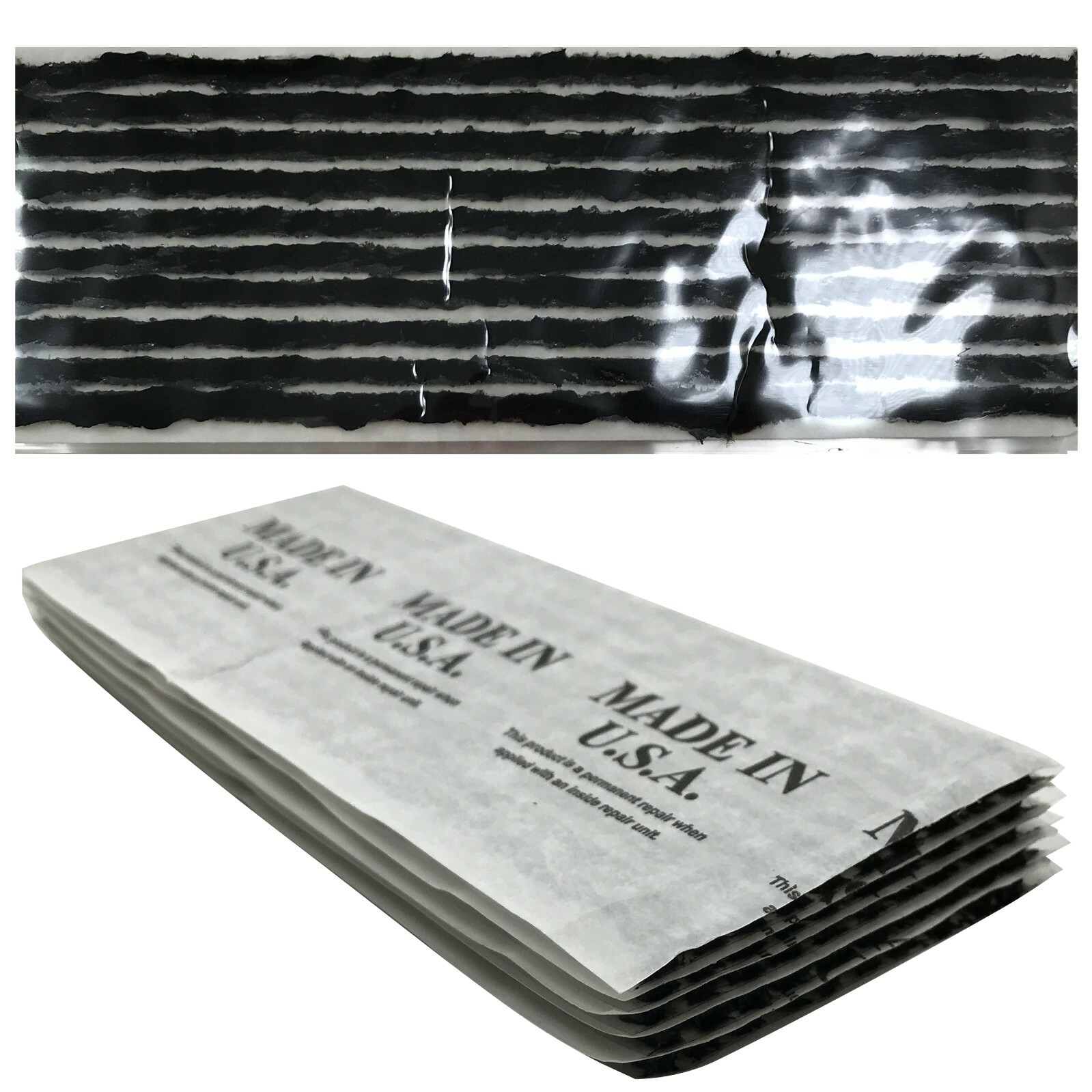 (50) Black 7" Inch Tire Plug Insert Tubeless Flat Tyre Repair Strings USA