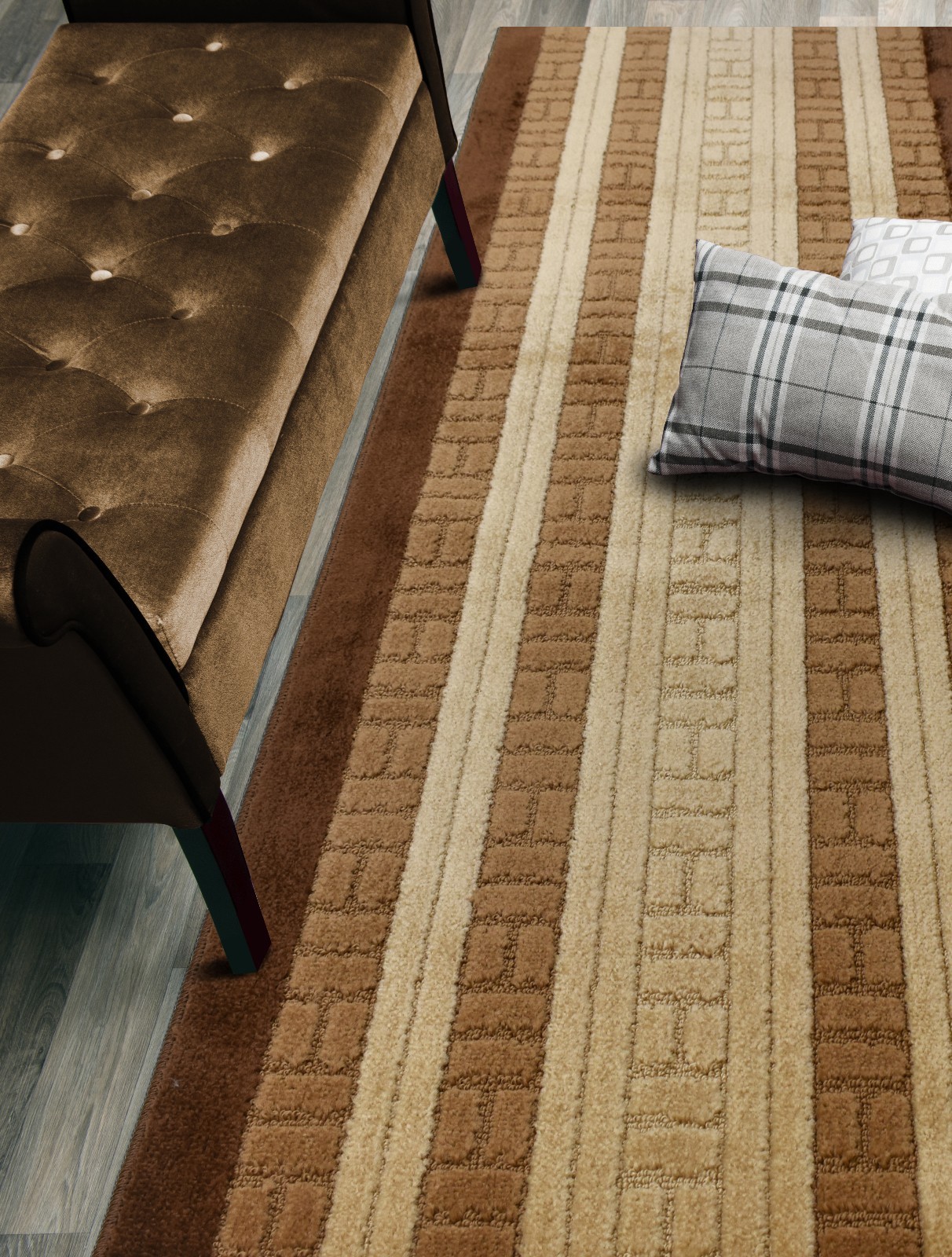 Custom Size Runner Rug, Slip Resistant,  26 Inch Wide X Your Choice of Length