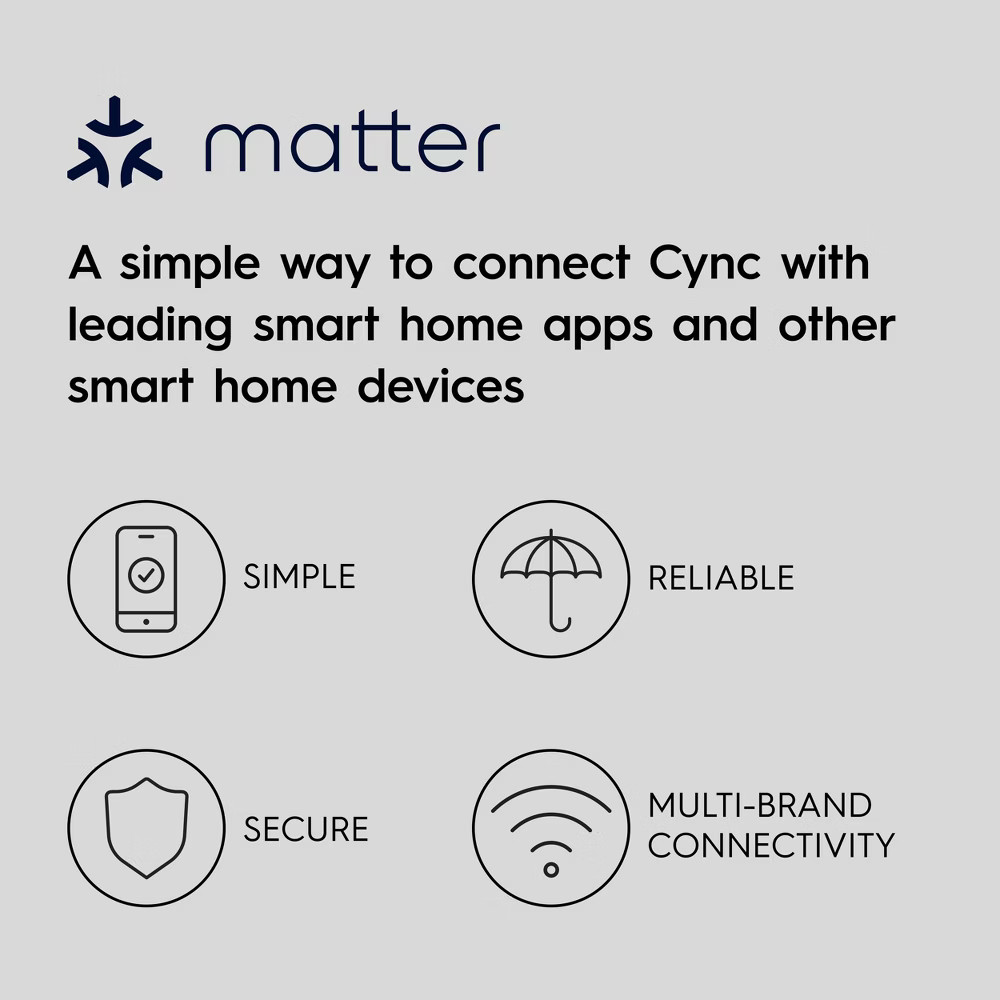 GE 4pk Cync Direct Connect Full Color A19