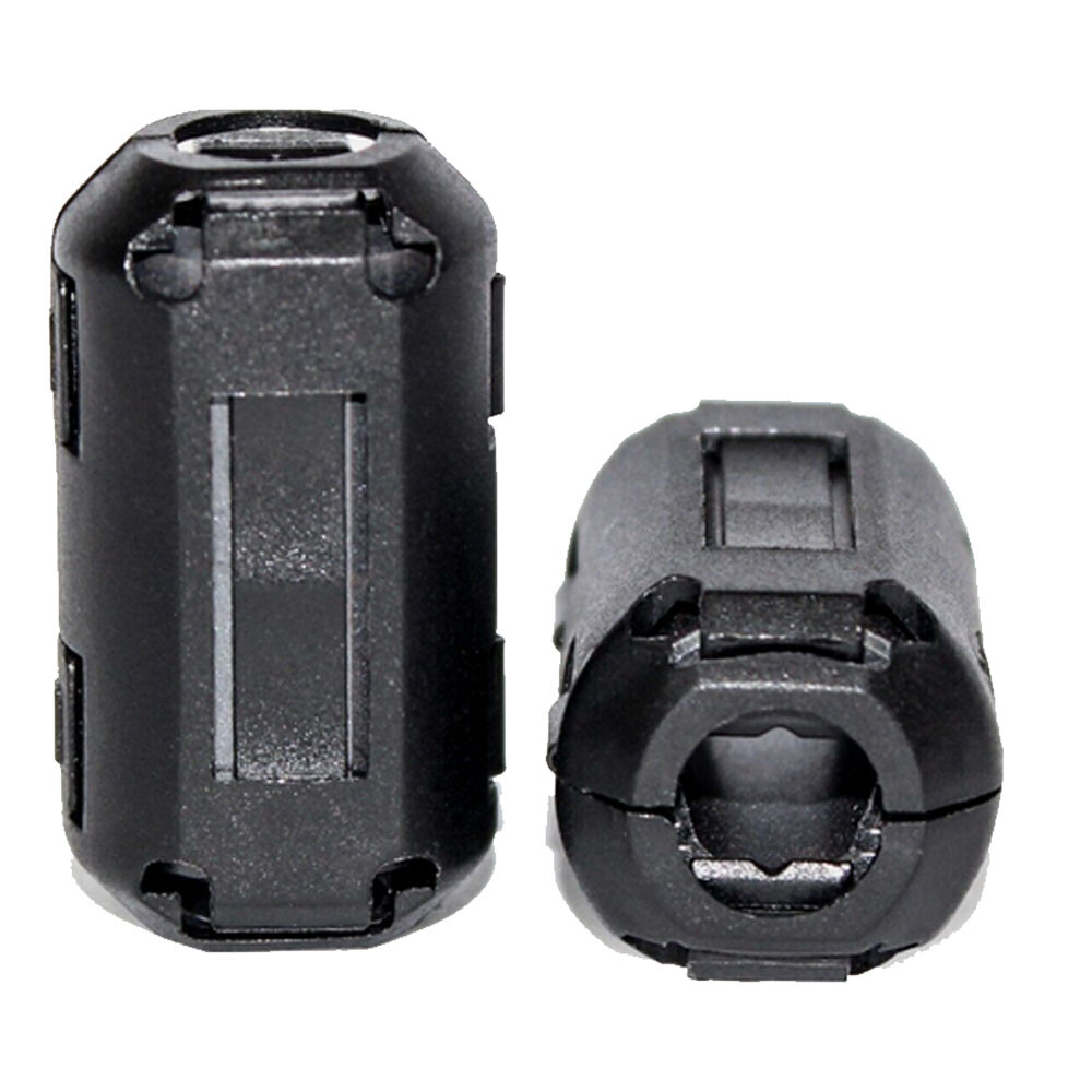 10/20PCS Ring Core Ferrite Bead Clamp Choke Coil EMI RFI Noise Filter Clip Snap