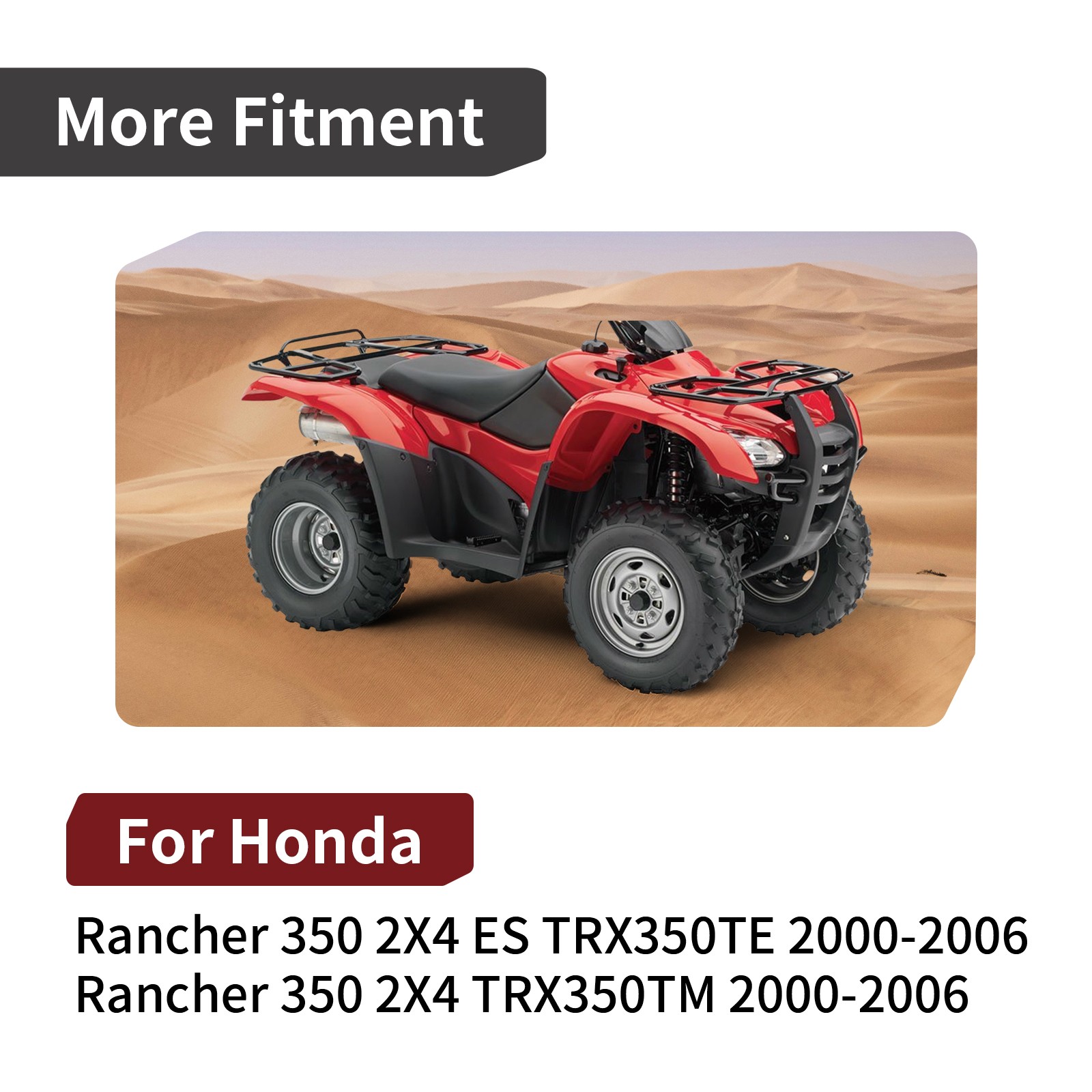 Front Brake Drum For Honda Rancher 350 TRX350TE TRX350TM 2000-2006 44600-HN4-670