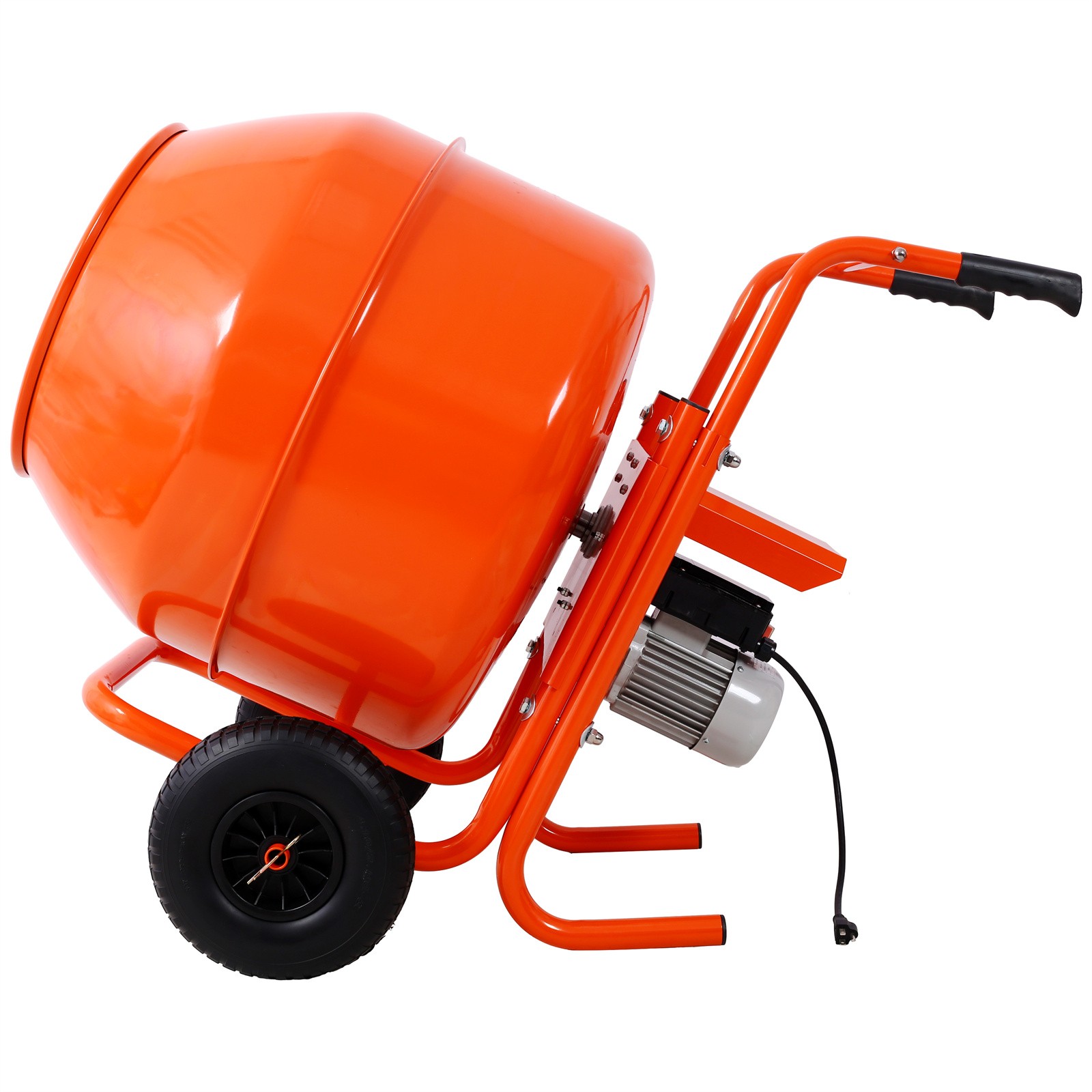 Portable 8 cu. ft/224L Electric Concrete Cement Mixer Machine with Wheel