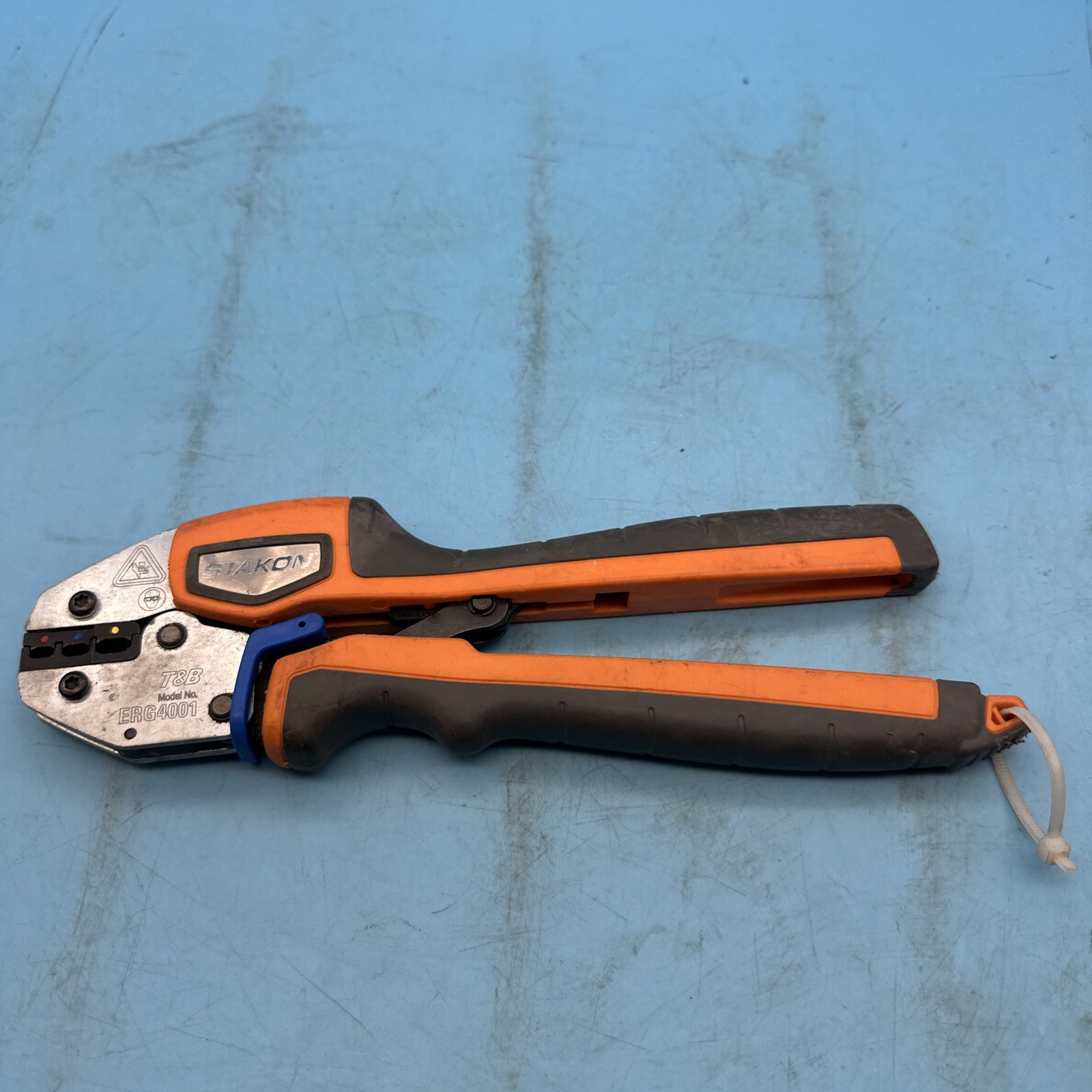 Thomas & Betts Sta-Kon ERG4001 Ratchet Crimper for RC RB RA Terminal 22-10Awg