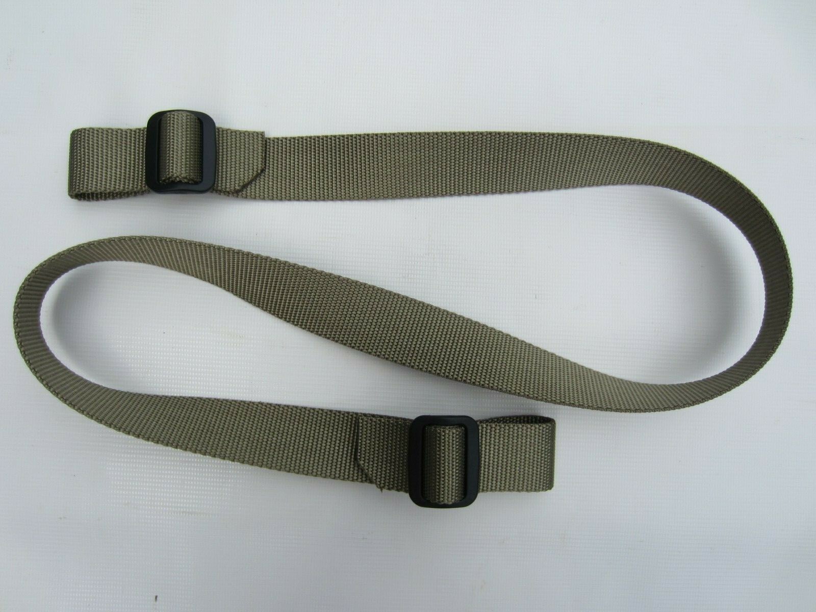 US MADE 1.25 1 1/4 in NYLON OD Green Black Tan Rifle Silent Sling Carry Strap