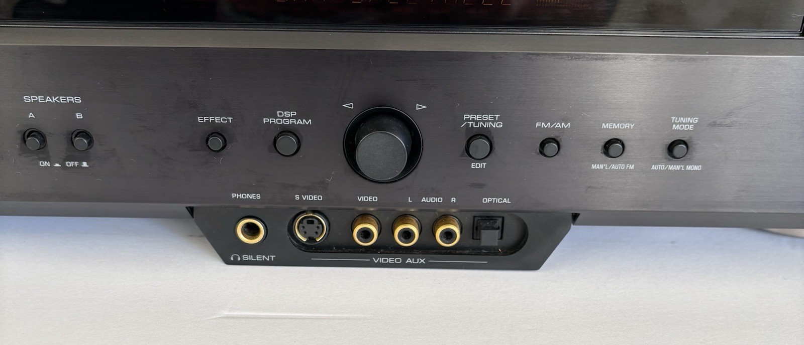 Yamaha RX V620 5.1 Channel 500 Watt Receiver Good Working Condition No Control