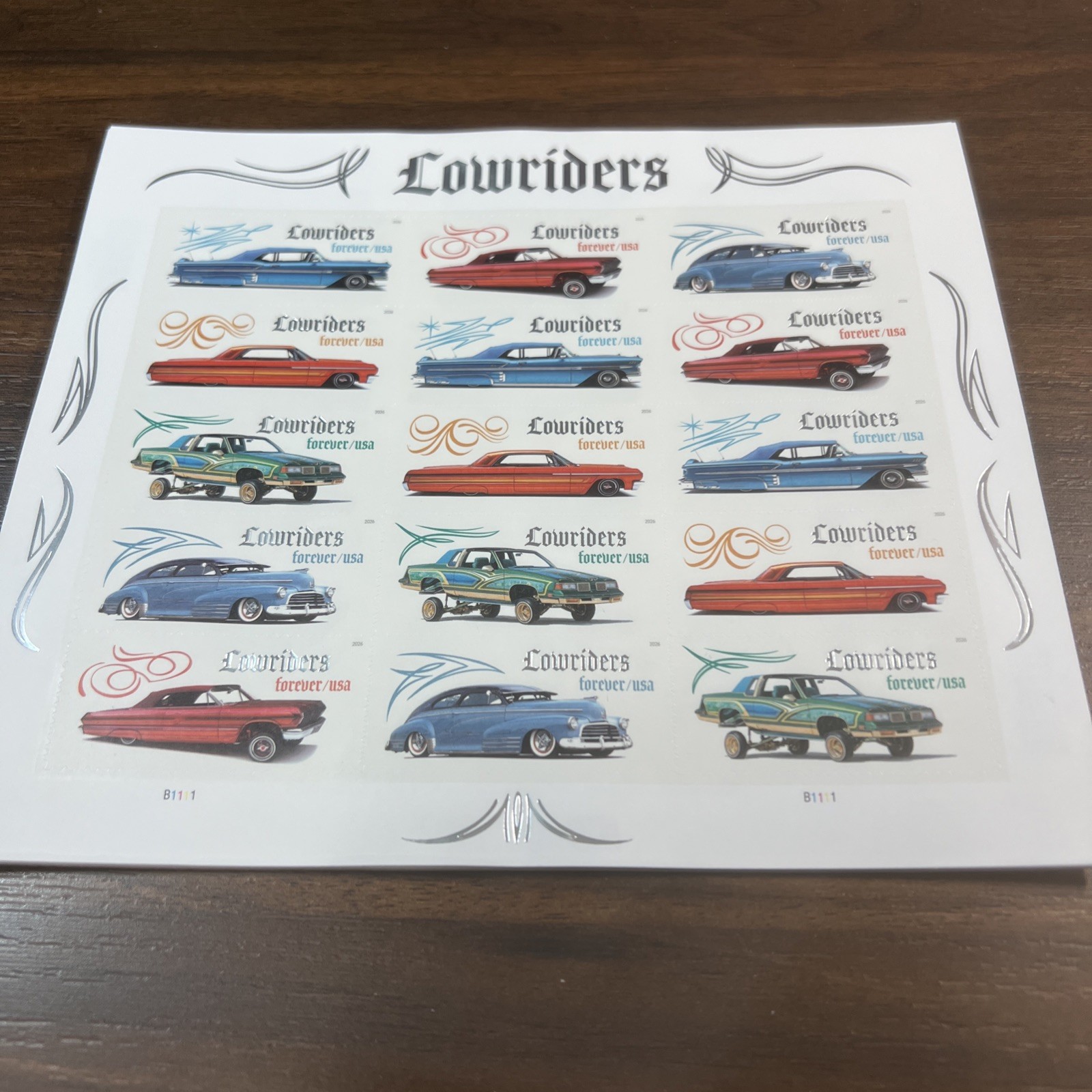 Scott#6062-66 Lowriders (Sheet of 15) Stamps-MNH-2026-US