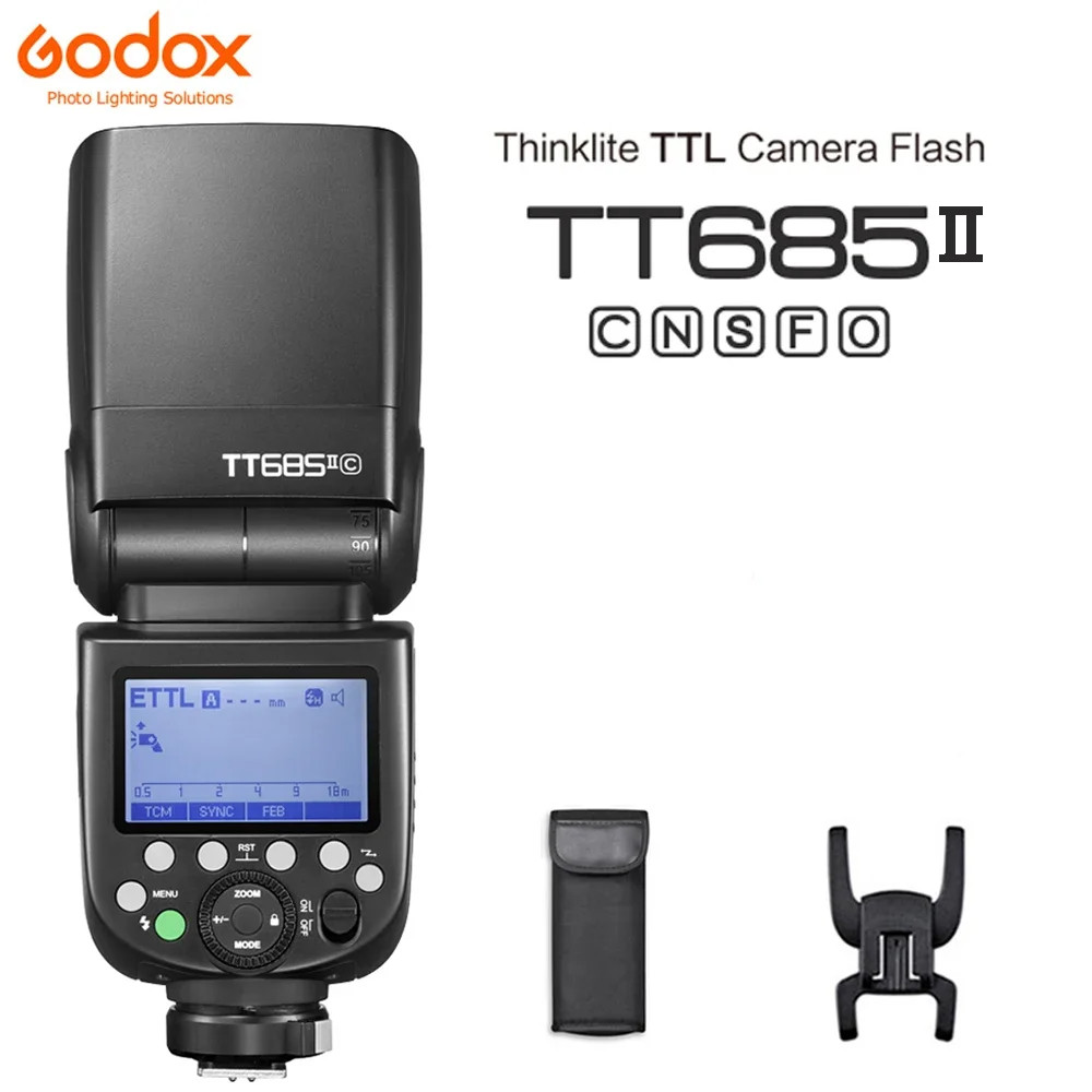 GODOX TT685IIC/N/S/F/O Speedlight Flash for Canon Nikon Sony Fuji Olympus Camera